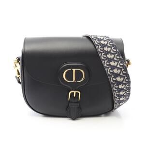 Dior Bobby Shoulder Bag Leather Black
